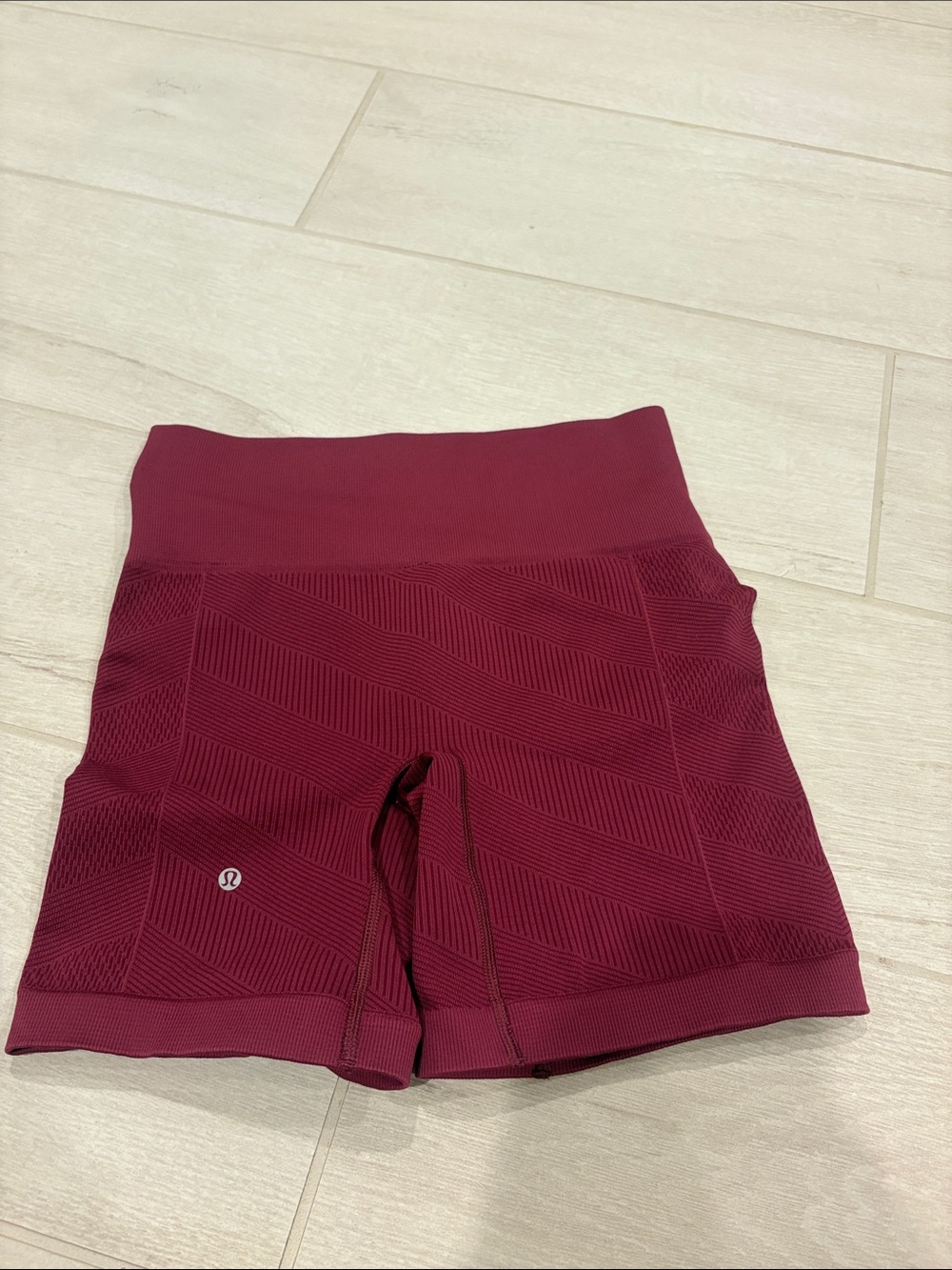 lululemon athletica Women's Burgundy Bike Shorts